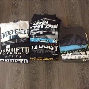 Stussy & Undefeated Tees